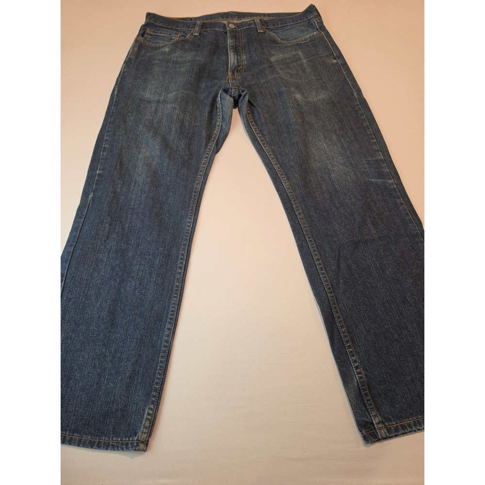 Levis 559 Relaxed Straight Jeans Mens 36x30 Dark Wash Blue Denim 005590307